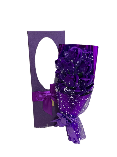 Chiffon Fragrant Purple Bouquet