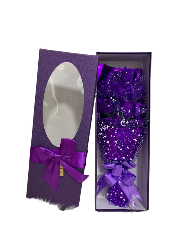 Chiffon Fragrant Purple Bouquet