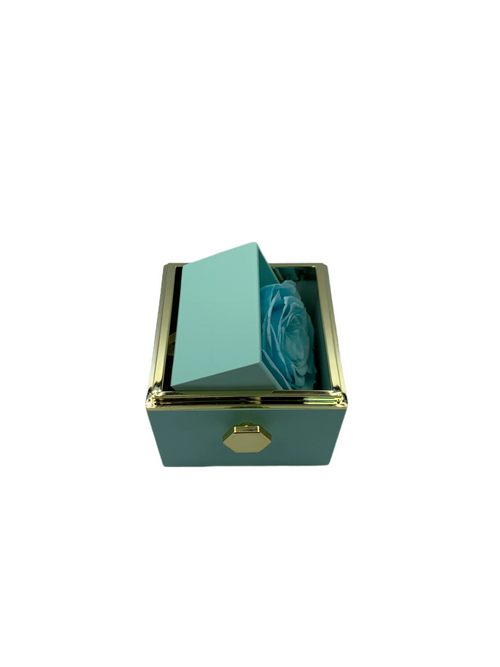Rotating Baby Blue Gift