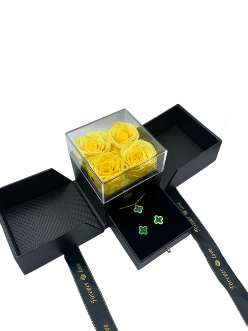 Yellow Preserved Rose