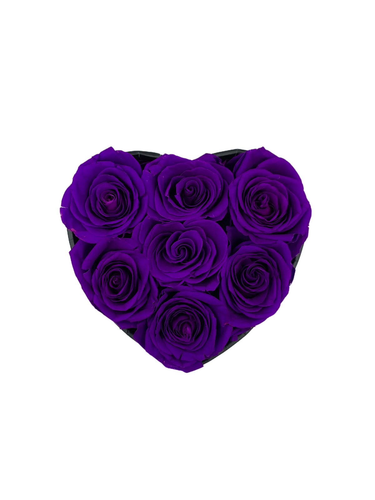 Purple Preserved Roses Bouquet