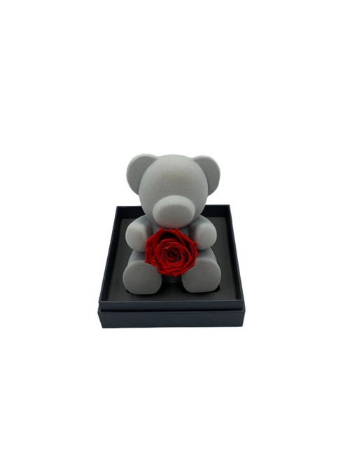 Eternal Red Rose Bear
