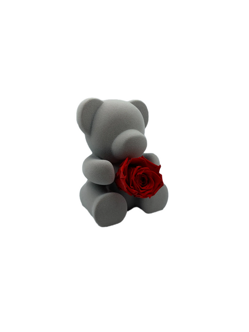 Eternal Red Rose Bear