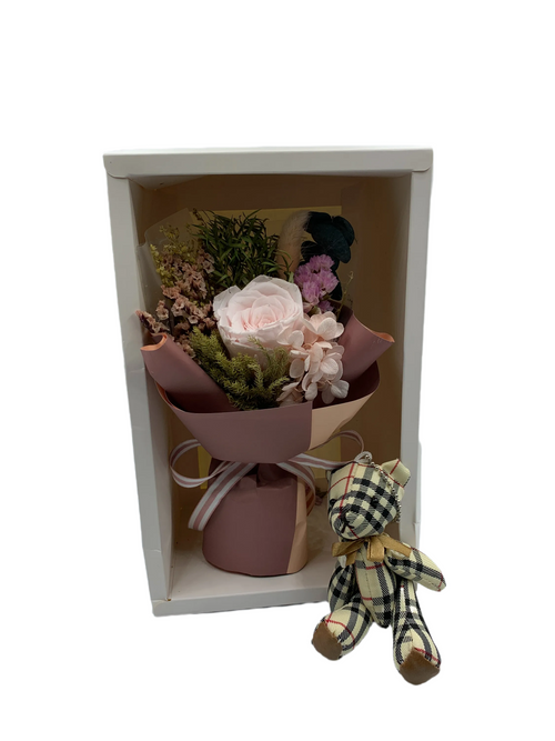 Preserved Mix Rose Mini Bouquet