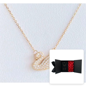 Swan Necklace · Gold-Plated