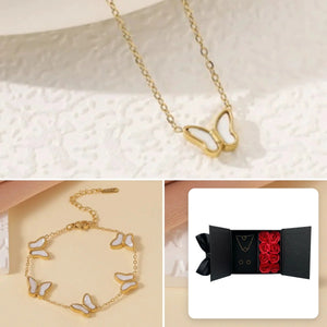 White Butterfly Set · 3 pcs