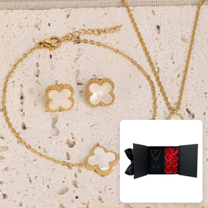 White Leaf Set · 3 pcs