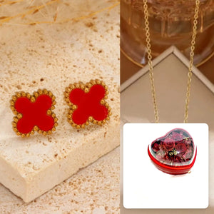 Red Leaf Set · 2 pcs