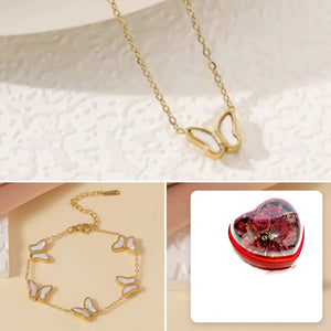 White Butterfly Set · 3 pcs
