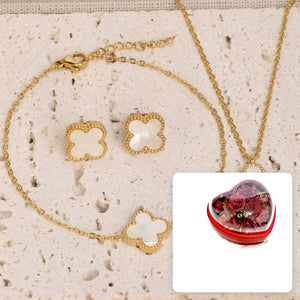 White Leaf Set · 3 pcs