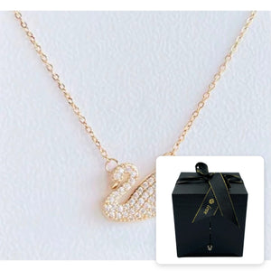 Swan Necklace · Gold-Plated