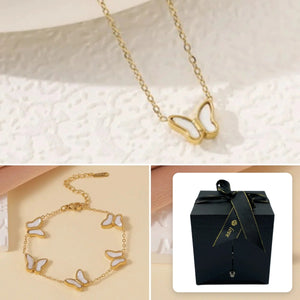 White Butterfly Set · 3 pcs