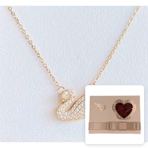 Swan Necklace · Gold-Plated