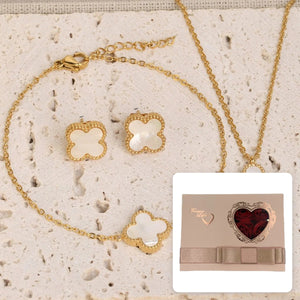 White Leaf Set · 3 pcs